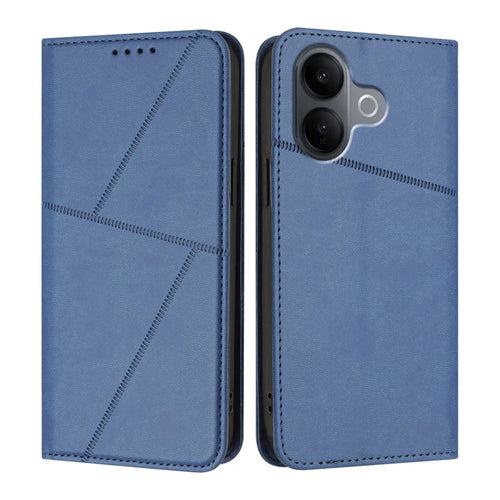 For vivo V60 Lite 5G Wallet Case Magnetic Closure Leather Flip Phone Cover with Stand - Royal Blue - 1