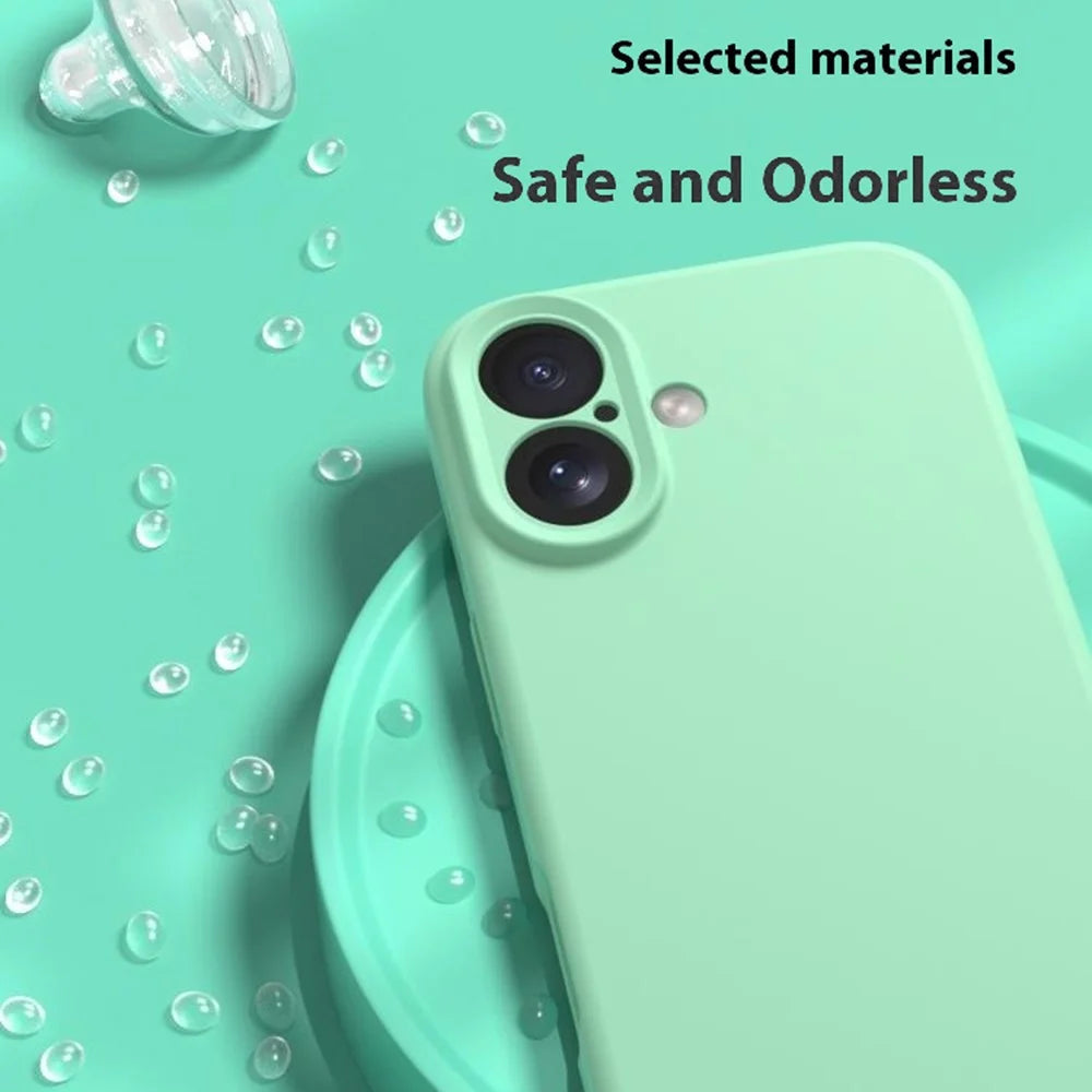 YCADEN For iPhone 17 Case Compatible with MagSafe Precise Cutouts TPU Phone Back Cover - Grass Green - 3