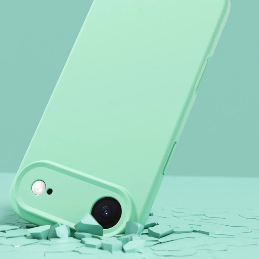 YCADEN For iPhone Air Case Compatible with MagSafe Precise Cutouts TPU Phone Back Cover - Grass Green - 4