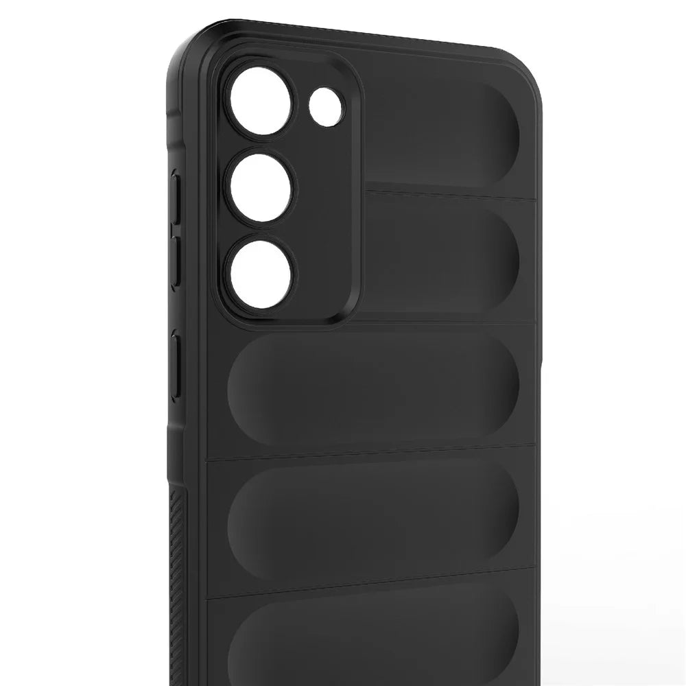 Cell Phone Case for Samsung Galaxy S23, Flexible TPU Drop Protection Rugged Back Cover - Black - 7