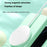YCADEN For iPhone 17 Pro Max Case Compatible with MagSafe Precise Cutouts TPU Phone Back Cover - Grass Green - 5