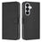 For Samsung Galaxy S26 Leather Case Solid Color Phone Cover with Wallet - Black - 1