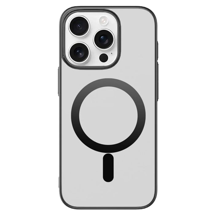 For iPhone 16 Pro Case Compatible with MagSafe Nano-Molecular Coating PC + TPU Phone Cover - Black - 1