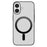 For iPhone 16 Case Compatible with MagSafe Nano-Molecular Coating PC + TPU Phone Cover - Black - 1