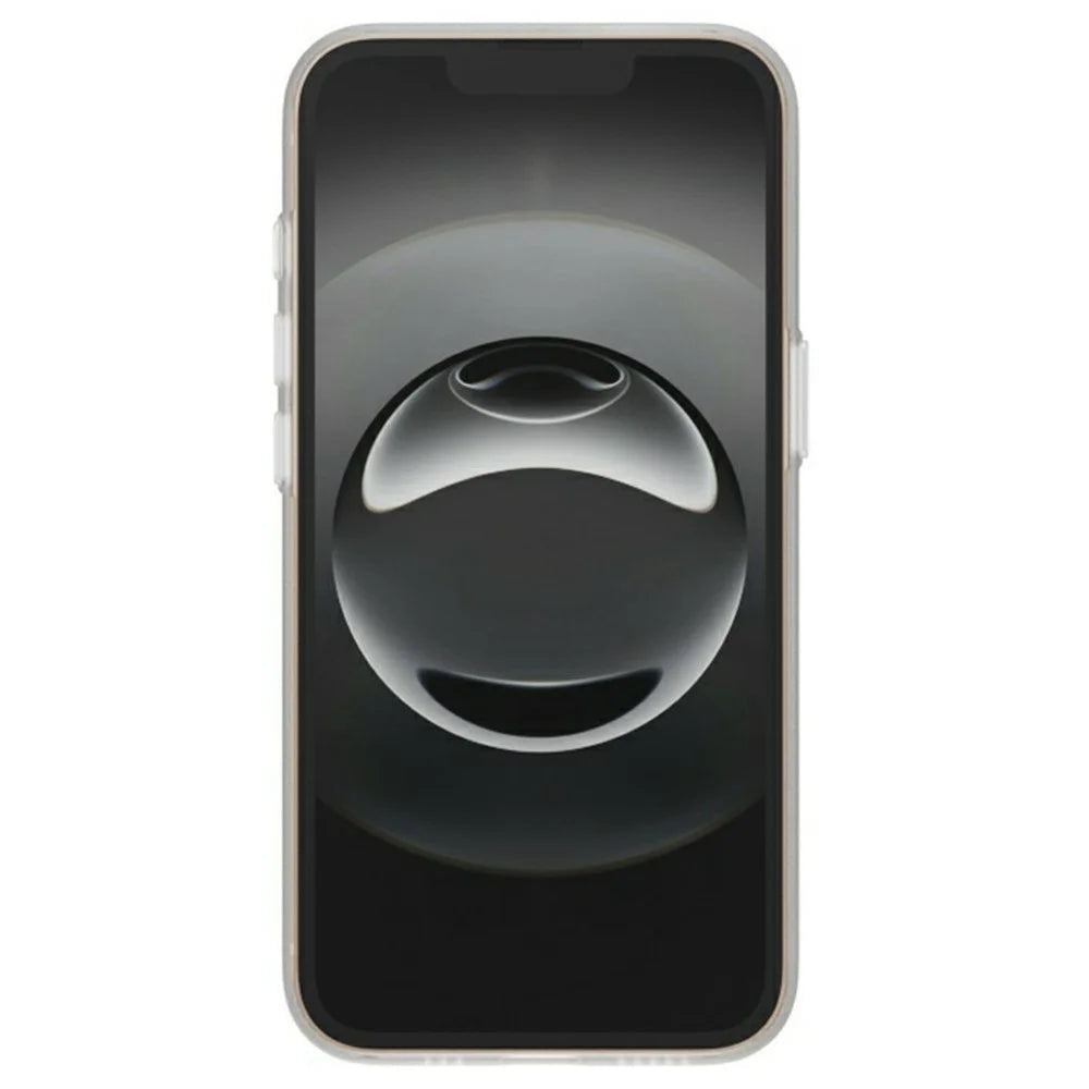 For iPhone 17e / 16e Case Compatible with MagSafe Corrugated Texture Hard PC Phone Cover - Transparent White - 2