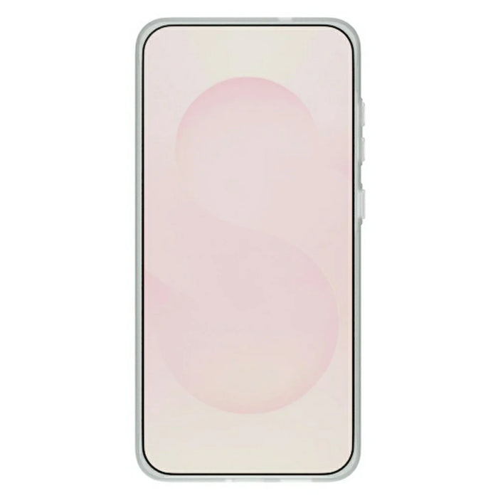 For Samsung Galaxy S24+ Magnetic Case Corrugated Texture Hard PC Phone Cover - Transparent White - 2