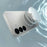 For Samsung Galaxy S24+ Magnetic Case Corrugated Texture Hard PC Phone Cover - Transparent White - 4