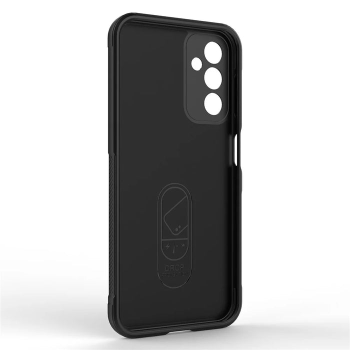For Samsung Galaxy A14 5G / A14 4G Flexible TPU Rugged Phone Case Anti-scratch Protective Cover - Black - 5