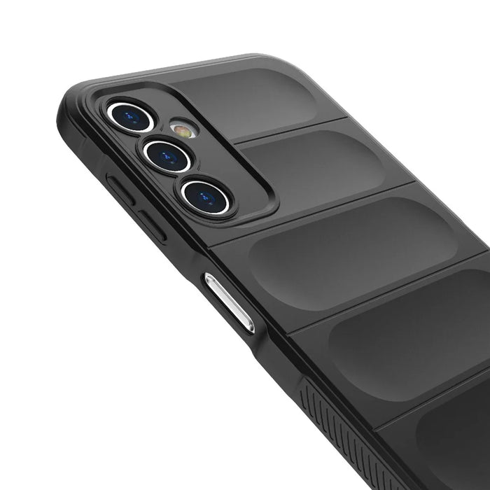 For Samsung Galaxy A14 5G / A14 4G Flexible TPU Rugged Phone Case Anti-scratch Protective Cover - Black - 7