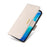 For Google Pixel 10 Pro XL Case RFID Blocking Wallet PU Leather Phone Cover with Wrist Strap - White - 4