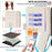 For Google Pixel 10 Pro XL Case RFID Blocking Wallet PU Leather Phone Cover with Wrist Strap - White - 6