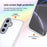 For Samsung Galaxy S24 FE Case Reinforced Corner Shockproof TPU + Acrylic Phone Cover - White - 4