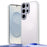 For Samsung Galaxy S25 Ultra Case Reinforced Corner Shockproof TPU + Acrylic Phone Cover - White - 1