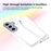For Samsung Galaxy S25 FE Case Reinforced Corner Shockproof TPU + Acrylic Phone Cover - White - 3