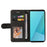 For Sony Xperia 10 VII Leather Phone Case Stand Wallet with Bi-colour Splicing Design - Black - 2
