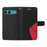 For Sony Xperia 10 VII Leather Phone Case Stand Wallet with Bi-colour Splicing Design - Black - 3