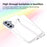 For Samsung Galaxy A26 5G Case Reinforced Corner Shockproof TPU + Acrylic Phone Cover - White - 3