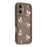 For iPhone 17 Case Aesthetic Pattern Print TPU Shockproof Phone Cover - Bow / Brown - 1