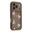 For iPhone 17 Pro Max Case Aesthetic Pattern Print TPU Shockproof Phone Cover - Bow / Brown - 1