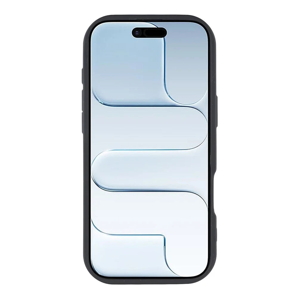 For iPhone Air Case Aesthetic Pattern Print TPU Shockproof Phone Cover - Bow / Black - 2