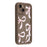 For iPhone 13 Case Aesthetic Pattern Print TPU Shockproof Phone Cove - Big Bow / Brown - 1