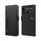 For Nothing Phone (3) 5G Case Stand PU Leather Phone Cover Card Holder Mirror - Black - 1