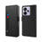For Realme 15 Pro 5G Case Stand PU Leather Phone Cover Card Holder Mirror - Black - 1