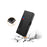 For Realme P4 5G Case Stand PU Leather Phone Cover Card Holder Mirror - Black - 4