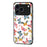 For iPhone 17 Pro Max Case Butterfly Pattern TPU + Tempered Glass Protective Phone Cover - Colorful Butterfly - 1