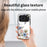 For iPhone 17 Pro Max Case Floral Pattern TPU + Tempered Glass Protective Phone Cover - Glamorous Peony - 2