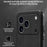 ANNYOJO For iPhone 17 Pro Max Case PU Leather + PC + TPU Anti Drop Phone Back Cover - Black - 3