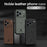 ANNYOJO For iPhone 17 Pro Max Case PU Leather + PC + TPU Anti Drop Phone Back Cover - Black - 5