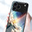 For iPhone 17 Pro Case Starry Sky Pattern Tempered Glass Phone Cover - Color Starry Sky - 7