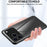 For iPhone 17 Pro Case Tempered Glass Shockproof Phone Cover - Black Fiber - 2