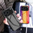 For iPhone 17 Pro Case Tempered Glass Shockproof Phone Cover - Black Fiber - 4