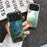 For iPhone 17 Pro Case Marble Pattern Tempered Glass+PC+TPU Protective Phone Cover - Blood Red Marble - 5