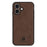 ANNYOJO For iPhone 17 Case PU Leather + PC + TPU Anti Drop Phone Back Cover - Coffee - 1