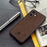 ANNYOJO For iPhone 17 Case PU Leather + PC + TPU Anti Drop Phone Back Cover - Coffee - 2