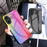 For iPhone 17 Case Tempered Glass Shockproof Phone Cover - Black Fiber - 6