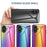 For iPhone 17 Case Tempered Glass Shockproof Phone Cover - Black Fiber - 7