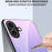 For iPhone 17 Case Anti-Scratch Tempered Glass + PC + TPU Phone Cover - Gradient Pink Blue - 4