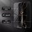 For iPhone 17 Case Marble Pattern Tempered Glass + PC + TPU Protective Phone Cover - White Marble - 2
