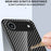 For iPhone Air Case Tempered Glass Shockproof Phone Cover - Black Fiber - 4