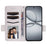 For Realme 15T 5G Case Litchi Texture Wallet Leather Phone Cover with Wrist Strap - White - 2