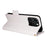 For Realme 15T 5G Case Litchi Texture Wallet Leather Phone Cover with Wrist Strap - White - 4
