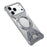 For iPhone 17 Pro Max Bumper Case Compatible with MagSafe Rotating Kickstand Metal Phone Cover - Grey - 1
