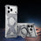 For iPhone 17 Pro Max Bumper Case Compatible with MagSafe Rotating Kickstand Metal Phone Cover - Grey - 2