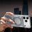 For iPhone 17 Pro Max Bumper Case Compatible with MagSafe Rotating Kickstand Metal Phone Cover - Grey - 3