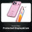 For iPhone 17 Pro Case Compatible with MagSafe Kickstand TPU + Acrylic Phone Cover - Pink - 5