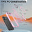 For iPhone 17 Case Compatible with MagSafe Kickstand TPU + Acrylic Phone Cover - Pink - 5